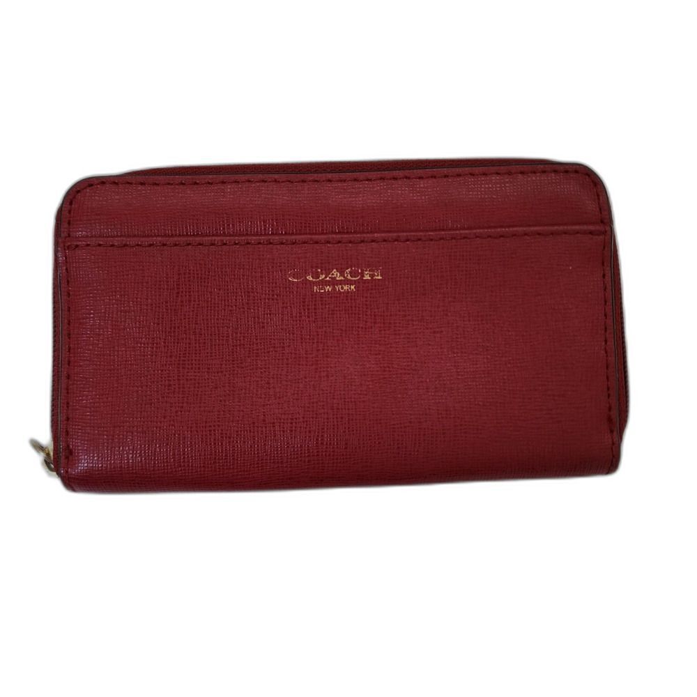 Coach Vintage Red Leather Wallet